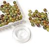 100Pcs 8mm Natural Green Garnet Round Beads DIY-LS0002-63-2