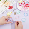 28Pcs 14 Styles Acrylic Bead Frame SACR-GA0001-08-3