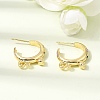 Brass Enamel Stud Earrings KK-CBA8324-23G-3