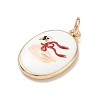 Printed Brass Pendants KK-CBA9B3D-02G-08-2