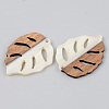 Opaque Resin & Walnut Wood Pendants RESI-S389-003A-C04-2