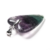 Natural Fluorite Pendants G-E570-01P-01-3