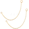 20Pcs Brass Chain Links connectors KK-BBC0021-48-1