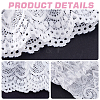 Gorgecraft 2 Pairs 2 Colors Cotton Lace Sleeves AJEW-GF0008-67-6