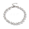 Non-Tarnish 304 Stainless Steel Bicone Beaded Bracelets for Women BJEW-B092-03P-2