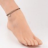 Trendy Waxed Cotton Cord Anklets X-AJEW-AN00121-01-4