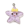 Marine Animal Series Resin Pendants RESI-Q012-01B-05-1