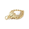 Eco-Friendly Rack Plating Brass Micro Pave Cubic Zirconia Pendants KK-F845-33G-02-3