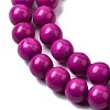 Synthetic Turquoise Beads Strands TURQ-G106-6mm-02O-3