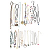 Natural & Synthetic Gemstone and Wood and Glass Necklaces Kits NJEW-XCP0001-44-1