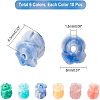 60Pcs 6 Colors Synthetic Coral Beads CORA-NB0001-01-6