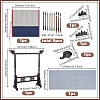Chinese Calligraphy Drawing Kit AJEW-GA0008-13-2