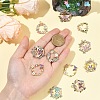 9Pcs 9 Styles Rack Plating Alloy Enamel Pendants FIND-YW0010-66-3