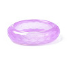 Glow in the Dark Luminous Plastic Transparent Finger Ring for Women RJEW-T022-006-5