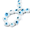 Handmade Evil Eye Lampwork Beads Strands LAMP-N029-010K-4