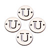 Unfinished Natural Poplar Wood Links Connectors WOOD-S045-140B-01U-1