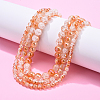 3 Strands 3 Styles Electroplated Crackle Glass Beads Strands EGLA-YW0005-12A-4