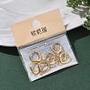 SHEGRACE Brass Hoop Earrings Findings XGR0158G-94G-6