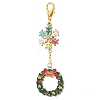 Christmas Theme Alloy Enamel Keychian KEYC-JKC00923-4