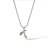 Stainless Steel X Pendant Necklaces for Women PW-WG44342-02-1