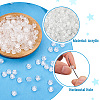 50g Transparent Spray Painted Acrylic Beads TACR-TA0001-21-6