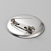 Iron Brooch Base Settings IFIN-WH0085-15A-2