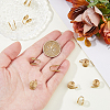 10Pcs Stainless Steel Spiral Pad Cuff Earrings EJEW-HS0001-03G-3