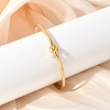 304 Stainless Steel Cuff Bangles for Women BJEW-C088-04G-3