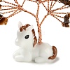 Natural Tiger Eye Chips Tree of Life Decorations DJEW-A017-01N-3