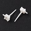 Hypoallergenic Bioceramics Zirconia Ceramic Stud Earrings Finding EJEW-C111-12-2