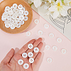 60Pcs Natural Shell Buttons BUTT-WR0001-33-3