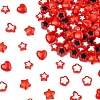 200Pcs 6 Styles Transparent & Opaque Acrylic Beads TACR-FS0001-54F-2