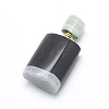 Natural Agate Openable Perfume Bottle Pendants G-E556-13D-2