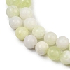 Natural New Jade Beads Strands G-K354-A01-01-4