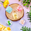 5Pcs 5 Colors Resin Cube Fridge Magnet Home Decoration Accessoriesa FIND-TA0005-87-5