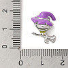 Halloween Brass Enamel European Beads KK-A203-04A-P-3