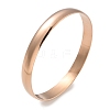 Fashion 201 Stainless Steel Bangle Sets BJEW-L664-019-01-1-4
