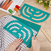 Transparent Acrylic Arch Templates DIY-WH0656-45-3