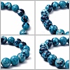 Ocean White Jade Stretch Bracelets BJEW-G019-4-2