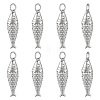 8Pcs Brass Pendants KK-BC0014-92P-1