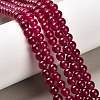 Natural Malaysia Jade Bead Strands G-M101-6mm-08-1