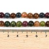 Natural Green Jade Imitation Tourmaline Beads Strands G-B046-08D-6mm-5