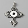 Alloy Rhinestone Hang Snap Base Pendants FIND-WH0145-76A-1