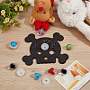 Skull Shape Wood Safety Eyes Insertion Tool DIY-WH0888-182-5