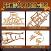 3Pcs 3 Style Halloween Alloy Claw Hair Clips for Women Girls AJEW-TA0001-91-4