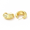 Rack Plating Brass Stud Earrings EJEW-H093-03G-2