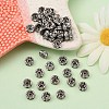 Brass Rhinestone Spacer Beads RB-A014-Z8mm-01B-NF-5