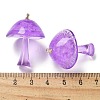 Luminous Epoxy Resin Mushroom Pendants X-RESI-C054-01C-4