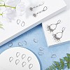 SOFPLATE 80Pcs 304 Stainless Steel Leverback Earring Findings STAS-SP0001-18P-6