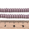 Opaque Spray Painted Glass Beads GLAA-ZX008-4mm-18S-4